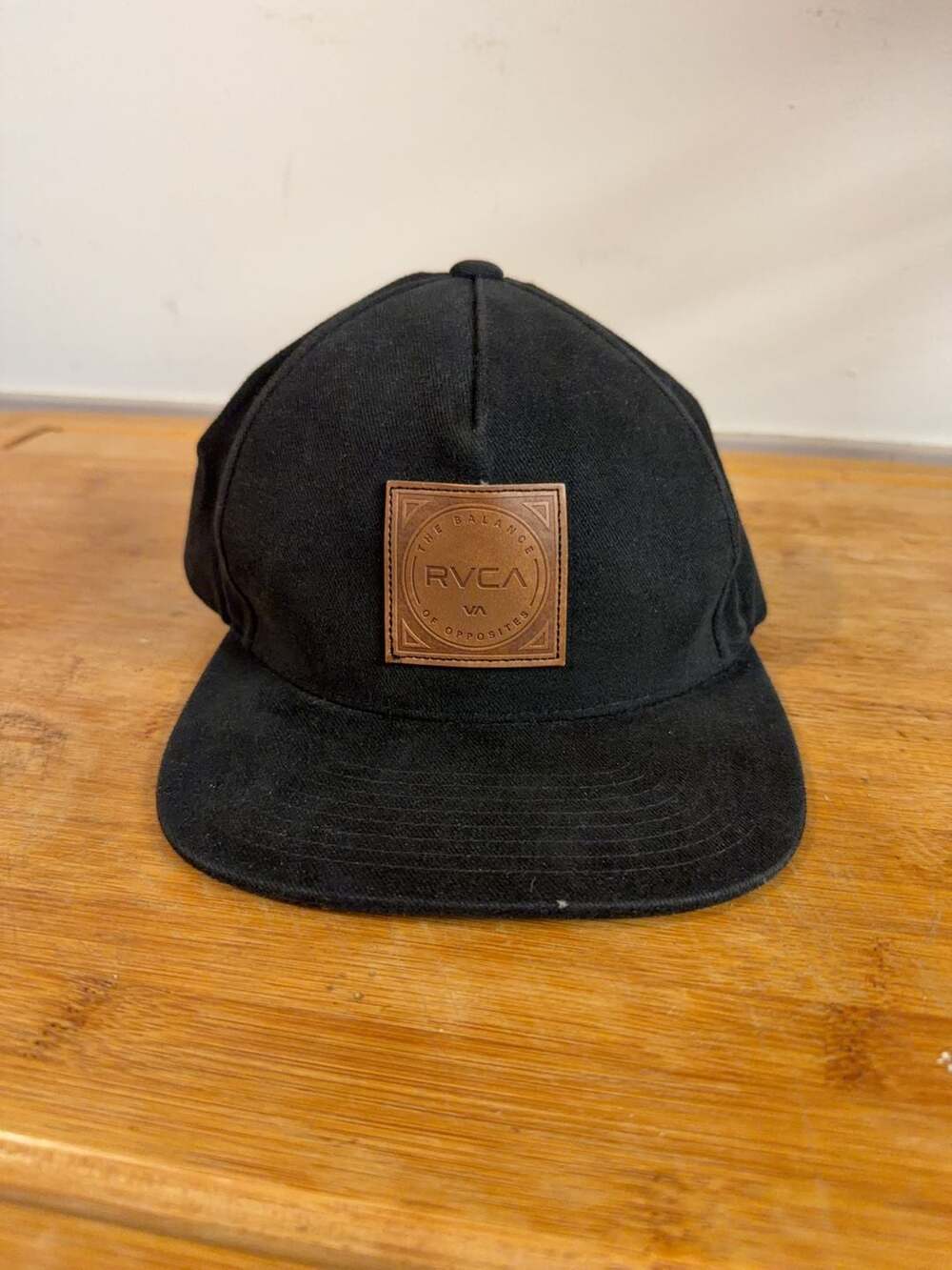 RVCA The Balance of Opposites Black DenimSnapback Hat